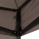 Aga Pavillon, Pop-up-Pavillon, Partyzelte, Faltpavillon  3x4,5m Braun
