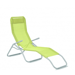 Aga Garten-Liegestuhl mit Polsterung SIESTA MC372173 Hellgrün