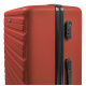 Aga Travel Kofferset Reisekofferset, Hartschalenkoffer, Doppelgriff mit Zahlenschloss, Koffer auf Rollen 3tgl Reisekoffer auf 4 Rollen  MR4657 Rot