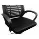 Aga Ergonomischer Bürostuhl Schreibtischstuhl,Drehstuhl MR2078 Schwarz