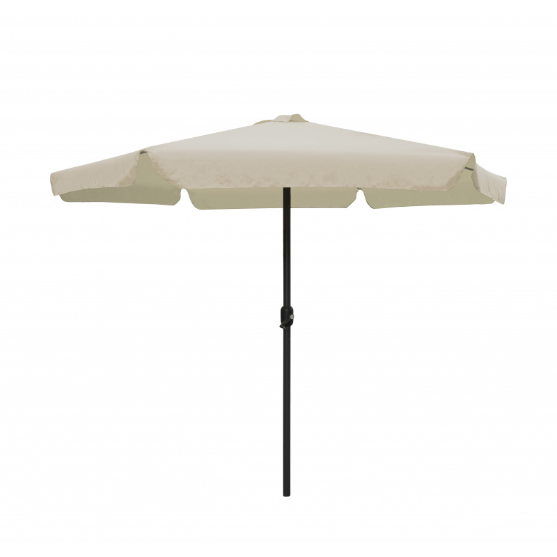 Linder Exclusiv Sonnenschirm, Gartenschirm Ø 300 cm,mit Kurbel, Beige