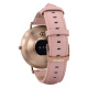 Garett Verona Smartwatch Gold mit rosa Lederarmband