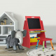 Aga Kindertafel mit Kinderstuhl Rot