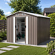 Aga Gartenhaus 303x236x190 cm Graubraun