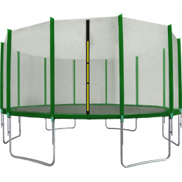 Aga SPORT TOP Trampolin 500 cm Dunkelgrün + Schutznetz