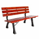 Linder Exclusiv Gartenbank 3-Sitzer Parkbank bis 240 Kg Gartenmöbel Holzbank MC4353 120x57x70cm