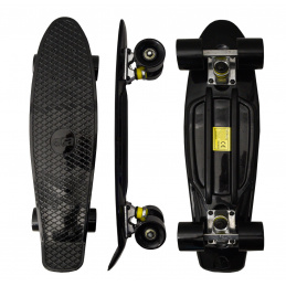 Aga4Kids Pennyboard MR6016, ABEC 7, 100kg Belastbar, Pennyboard, Longboard, Skateboard, Miniboard