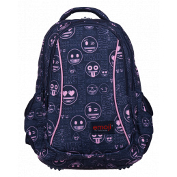 St.RIGHT Schulrucksack Emoji mit drei Kammern St.RIGHT Schulrucksack Emoji mit drei Kammern