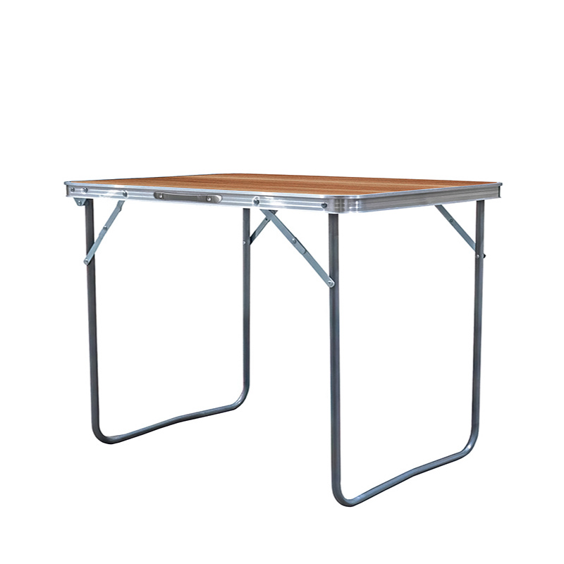 Aga Campingtisch klappbar Gartentisch 80x60x70 cm – Aluminium-Klapptisch mit MDF-Platte & Tragegriff – stabil, wetterfest & kompakt – für Camping, Garten & Reisen