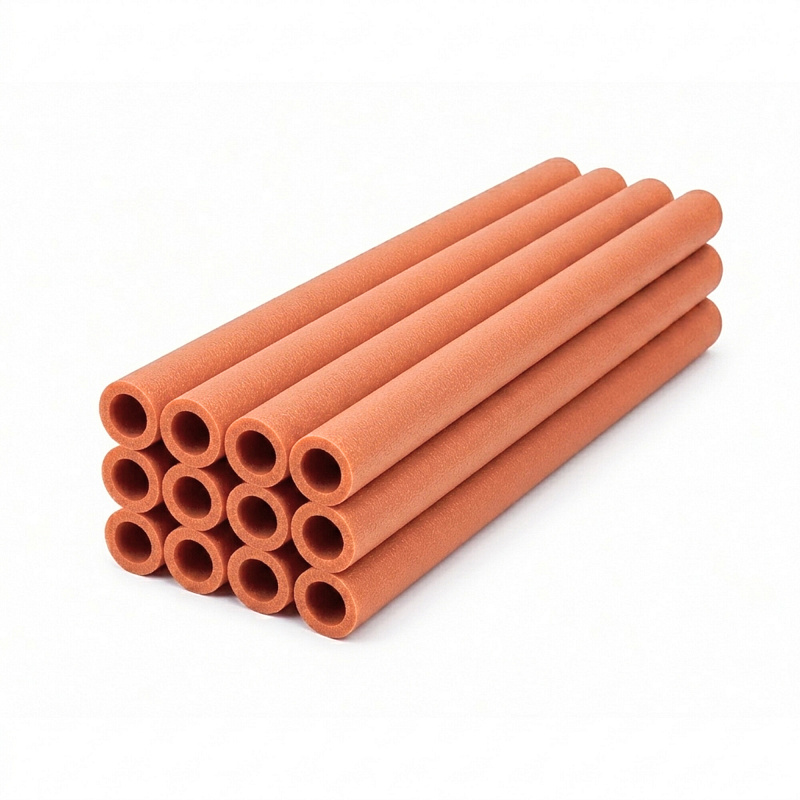 Aga 12x Schaumstoffschutz für Trampolinenstangen 100 cm Orange