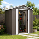 Aga Gartenhaus 194x131x184 cm Graubraun