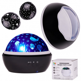 Aga Nachtlampe mit Projektor Star + Meerestiefe
