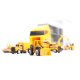 Aga Transporter + Metallwagen Baumaschinen