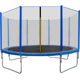 Aga SPORT TOP Trampolin 430 cm Blau + Schutznetz