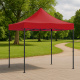 Aga Verkaufsstand 1S 3x3 m Rot