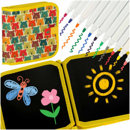 Aga Portable Kreide weiches Notizbuch Skizzenbuch Teddybär