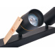 LED Deckenleuchte VIKI-L LED-Deckenleuchte LED-Deckenlampe LED-Deckestrahler 6x GU10 schwarz
