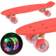 Fisk mit beleuchteten Rädern Skateboard SP0715 universal