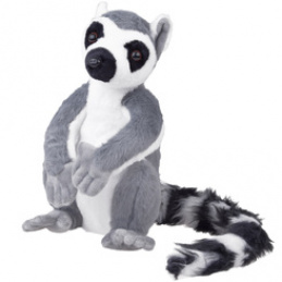 Maskotka duży pluszowy Lemur z Madagaskaru siedzący 27cm 14159 uniwersalny