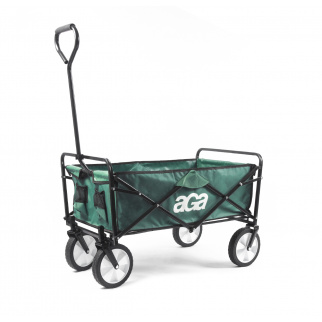 Aga Bollerwagen Gartenwagen faltbar mit Griff & Getränkehaltern bis 80 kg, Handwagen Outdoor MR4610 Grün Aga Bollerwagen Gartenwagen faltbar mit Griff & Getränkehaltern bis 80 kg, Handwagen Outdoor MR4610 Grün