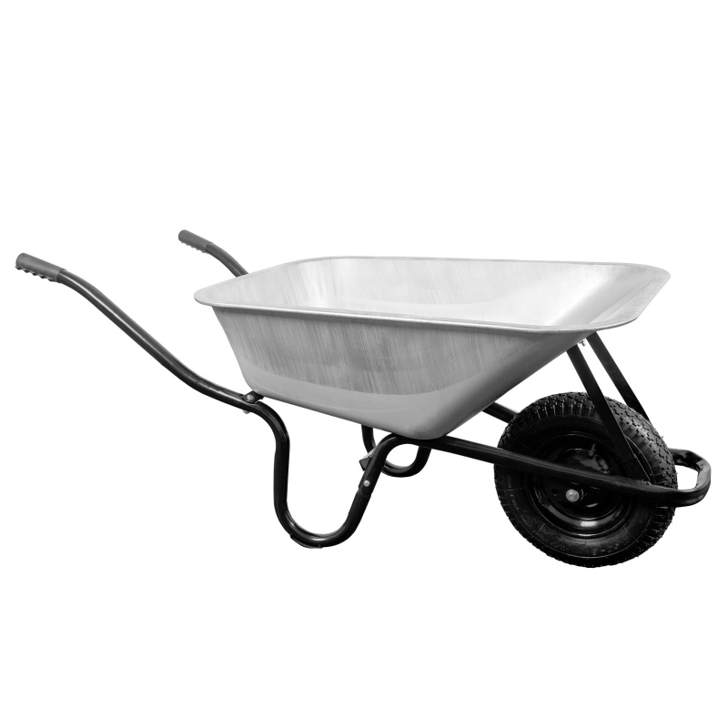 Aga Schubkarre 110 Liter, 120Kg, Bauschubkarre, Gartenschubkarre