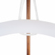 Aga Hängesessel mit RGB-Beleuchtung DS541 – Polycarbonat, 200 kg, Ø 125 cm, Hängestuhl mit Stahlgestell & Fernbedienung, Akku