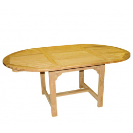 Linder Exclusiv Gartentisch TEAK OVAL DF53 180x120x75 cm
