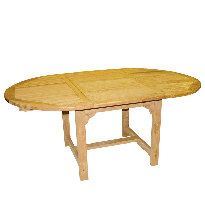 Linder Exclusiv Gartentisch TEAK OVAL DF53 180x120x75 cm