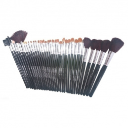 M1C ZESTAW PĘDZLI 34SZT MAKIJAŻ