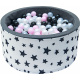 Aga Kinder weiche Pool der runden Bälle 90x40 cm, Bällebad Für Kinder mit 200 Bälle, 853