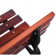 Linder Exclusiv Gartenbank 3-Sitzer Parkbank bis 240 Kg Gartenmöbel Holzbank MC4353-150 150x57x70cm