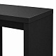 Aga Schminktisch mit Hocker MRDT13-MB Schwarz