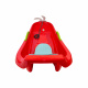 Aga Kinder Schlitten DS497 Kaninchen, Hochwertige Kinderschlitten mit Bremsen, stabile und schöne Schlitten aus Kunststoff mit Kaninchen