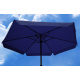Linder Exclusiv Sonnenschirm, Gartenschirm Ø  300 cm,mit Kurbel,Blau