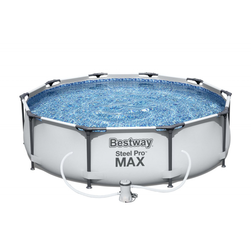 Bestway Steel Swimmingpool Pro Max mit Kartuschenfilterung 3,05 x 0,76 m 56408