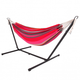 Linder Exclusiv Hängematte mit Stahlgestell Indoor-Outdoor  MC4385