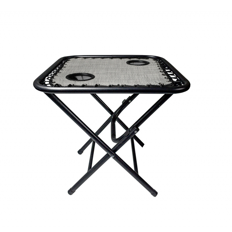 Aga Campingtisch MR57TB – Klapptisch 50x50x50 cm mit 2 Getränkehaltern – faltbar, stabil & wetterfest – kompakt für Camping & Reisen