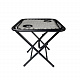 Aga Campingtisch MR57TB – Klapptisch 50x50x50 cm mit 2 Getränkehaltern – faltbar, stabil & wetterfest – kompakt für Camping & Reisen