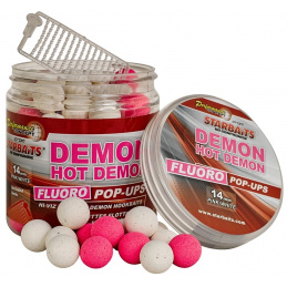 Starbaits Boilies Hot Demon Fluo Pop Up 80 g 14 mm