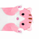Aga4Kids Plüsch-Kissen 90 cm Katze Rosa