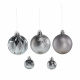 Aga Weihnachtskugeln MIX 3/6cm 44 Stück Grau