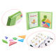 Magnetisches 3D-Puzzle für Kinder von Aga - Tangram-Blöcke