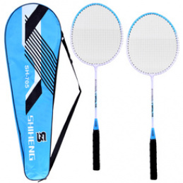 Komplet Paletki do Badmintona + Pokrowiec Lekkie Poręczne rakietki SP0826 uniwersalny