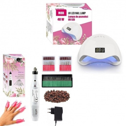 M821 ZESTAW LAMPA FREZARKA DO PAZNOKCI