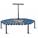 Aga Smart FITNESS Trampolin 130 cm Blau + Griff