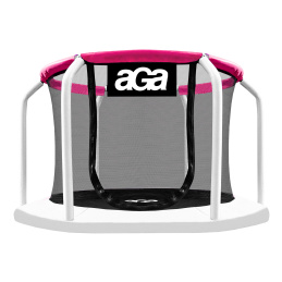 Aga-Sicherheitsnetz für Kindertrampolin 150 cm Pink Rosa