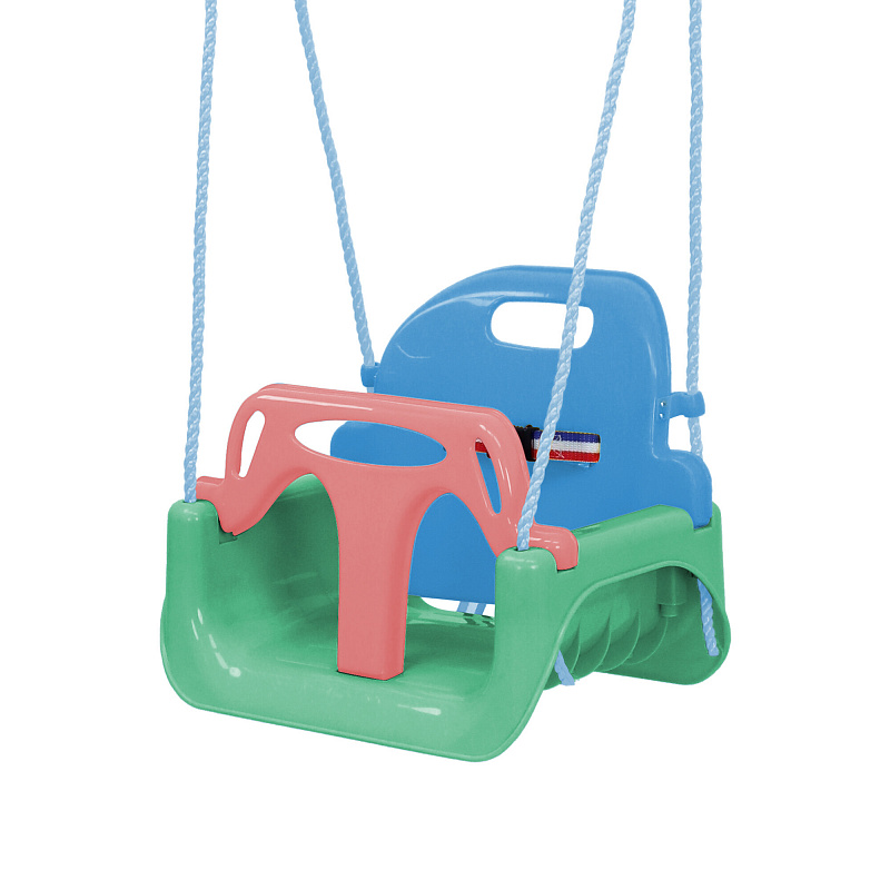 Aga4Kids Kinderschaukel mit Umrandung Grün/Blau