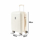 Aga Travel Reisekoffer 66x43x25cm MR4669 Beige