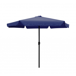 Linder Exclusiv Sonnenschirm, Gartenschirm Ø  300 cm,mit Kurbel,Blau