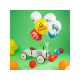Aga4Kids Latex Luftballons motiv Auto 30 cm 9 Stück